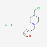 4-(CHLOROMETHYL)-1-(2-FURYLMETHYL)PIPERIDINE HYDROCHLORIDE