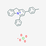 10H-Pyrido[1,2-a]indolium, 8-(4-methylphenyl)-6-phenyl-, perchlorate
