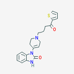 3-[1-(4-oxo-4-thiophen-2-ylbutyl)-3,6-dihydro-2h-pyridin-4-yl]-1h-benzimidazol-2-one
