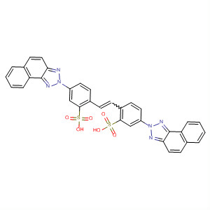 Benzenesulfonic acid,2,2'-(1,2-ethenediyl)bis[5-(2H-naphtho[1,2-d]triazol-2-yl)-