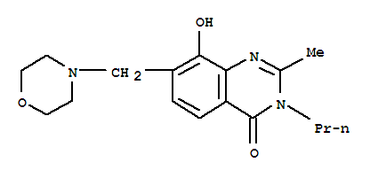 4(3H)-Quinazolinone,8-hydroxy-2-methyl-7-(4-morpholinylmethyl)-3-propyl-
