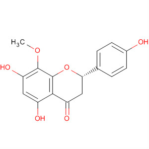 4H-1-Benzopyran-4-one,2,3-dihydro-5,7-dihydroxy-2-(4-hydroxyphenyl)-8-methoxy-, (S)-