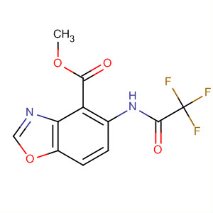 4-Benzoxazolecarboxylic acid, 5-[(trifluoroacetyl)amino]-, methyl ester