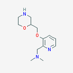 2-PYRIDINEMETHANAMINE, N,N-DIMETHYL-3-(2-MORPHOLINYLMETHOXY)-