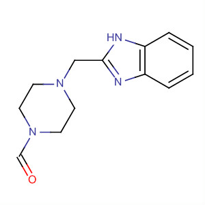 1-Piperazinecarboxaldehyde, 4-(1H-benzimidazol-2-ylmethyl)-