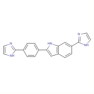 1H-Indole, 6-(1H-imidazol-2-yl)-2-[4-(1H-imidazol-2-yl)phenyl]-