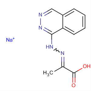 Propanoic acid, 2-(1-phthalazinylhydrazono)-, monosodium salt