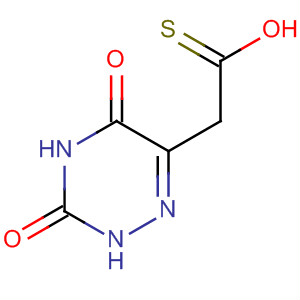 1,2,4-Triazine-6-ethanethioic acid, 2,3,4,5-tetrahydro-3,5-dioxo-