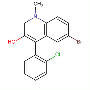 3-Quinolinol, 6-bromo-4-(2-chlorophenyl)-1,2-dihydro-1-methyl-