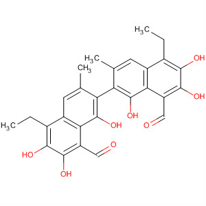 [2,2'-Binaphthalene]-8,8'-dicarboxaldehyde,5,5'-diethyl-1,1',6,6',7,7'-hexahydroxy-3,3'-dimethyl-