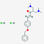 (e)-5-(dimethylamino)-4-[(dimethylamino)methyl]-1-(4-phenylmethoxyphenyl)pent-1-en-3-one;dihydrochloride
