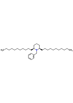 (2R,6S)-1-benzyl-2,6-diundecylpiperidine