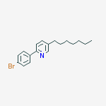 2-(4-bromophenyl)-5-heptylPyridine