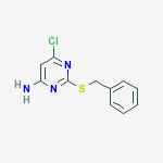 2-(benzylsulfanyl)-6-chloropyrimidin-4-amine