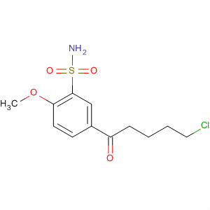 Benzenesulfonamide, 5-(5-chloro-1-oxopentyl)-2-methoxy-