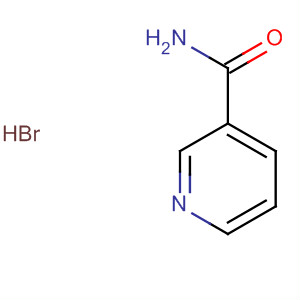 3-Pyridinecarboxamide, monohydrobromide molecular structure