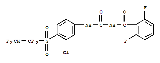 N-({3-chloro-4-[(1,1,2,2-tetrafluoroethyl)sulfonyl]phenyl}carbamoyl)-2,6-difluorobenzamide