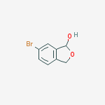 6-bromo-1,3-dihydro-2-benzofuran-1-ol molecular structure