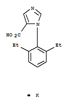 1H-Imidazole-5-carboxylicacid, 1-(2,6-diethylphenyl)-, potassium salt (1:1)