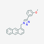 1-(1-Anthracenylmethyl)-4-(3-methoxyphenyl)-1H-[1,2,3]triazole