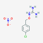 ((P-CHLOROBENZYL)OXY)GUANIDINE NITRATE