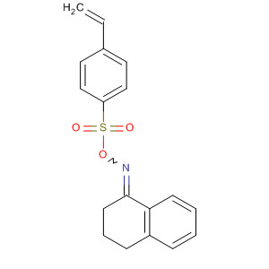 1(2H)-Naphthalenone, 3,4-dihydro-, O-[(4-ethenylphenyl)sulfonyl]oxime