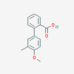 2-(4-methoxy-3-methylphenyl)benzoic Acid molecular structure