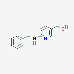 3-Pyridinemethanol, 6-[(phenylmethyl)amino] molecular structure