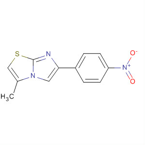 Imidazo[2,1-b]thiazole, 3-methyl-6-(4-nitrophenyl)- molecular structure