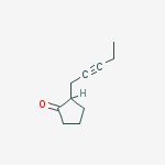 2-pent-2-ynylcyclopentan-1-one molecular structure