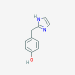 4-(1H-imidazol-2-ylmethyl)Phenol molecular structure