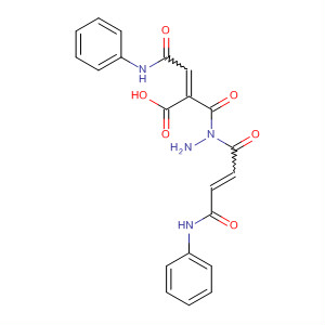 2-Butenoic acid, 4-oxo-4-(phenylamino)-,2-[1,4-dioxo-4-(phenylamino)-2-butenyl]hydrazide molecular structure