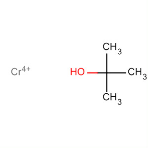 2-Propanol, 2-methyl-, chromium(4+) salt molecular structure