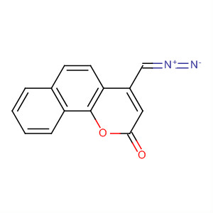 2H-Naphtho[1,2-b]pyran-2-one, 4-(diazomethyl)- molecular structure