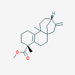 methyl (4R,9S,11aS)-4,11a-dimethyl-8-methylidene-1,2,3,4,5,6,7,8,9,10,11,11a-dodecahydro-6a,9-methanocyclohepta[a]naphthalene-4-carboxylate molecular structure