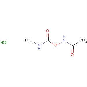 Acetamide, N-[[(methylamino)carbonyl]oxy]-, monohydrochloride molecular structure