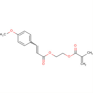 2-Propenoic acid, 2-methyl-,2-[[3-(4-methoxyphenyl)-1-oxo-2-propenyl]oxy]ethyl ester molecular structure