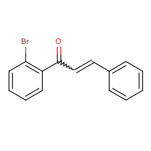 2-Propen-1-one, 1-(2-bromophenyl)-3-phenyl- molecular structure