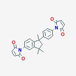 1-{1-[4-(2,5-dioxo-2,5-dihydro-1H-pyrrol-1-yl)phenyl]-1,3,3-trimethyl-2,3-dihydro-1H-inden-5-yl}-1H-pyrrole-2,5-dione