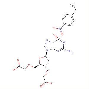 Guanosine, 2'-deoxy-6-O-[2-(4-nitrophenyl)ethyl]-, 3',5'-diacetate molecular structure