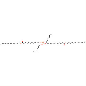13,15,28-Trioxa-14-phosphatetracontanoic acid,12,16-dihexyl-14-hydroxy-27-oxo-, dodecyl ester, 14-oxide molecular structure