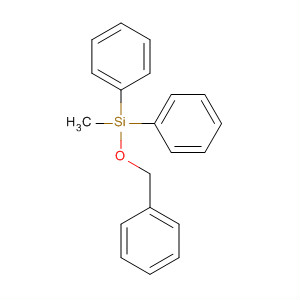 Silane, methyldiphenyl(phenylmethoxy)- molecular structure