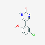 5-(5-chloro-2-methoxyphenyl)-1h-pyrimidin-2-one molecular structure