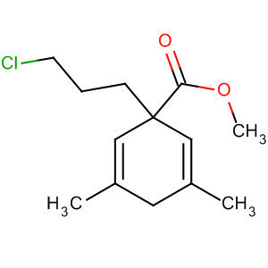 2,5-Cyclohexadiene-1-carboxylic acid, 1-(3-chloropropyl)-3,5-dimethyl-,methyl ester