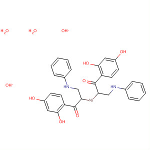 Nickel, bis[1-(2,4-dihydroxyphenyl)-3-(phenylamino)-1-propanonato]-,dihydrate molecular structure