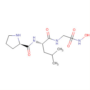 Glycinamide, L-prolyl-L-leucyl-N-hydroxy- molecular structure