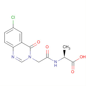 b-Alanine, N-[(6-chloro-4-oxo-3(4H)-quinazolinyl)acetyl]-