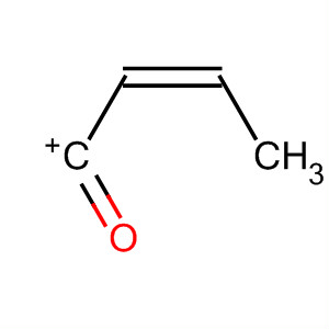 2-Butenylium, 1-oxo-, (Z)- molecular structure