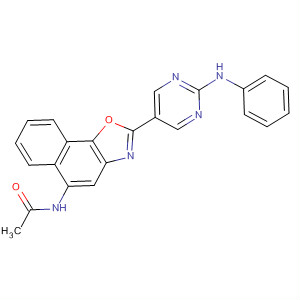 Acetamide,N-[2-[2-(phenylamino)-5-pyrimidinyl]naphth[2,1-d]oxazol-5-yl]-