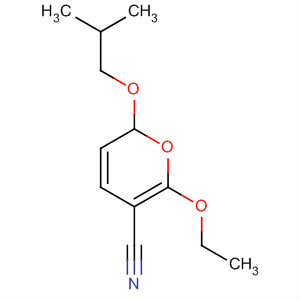 2H-Pyran-5-carbonitrile, 6-ethoxy-3,4-dihydro-2-(2-methylpropoxy)-